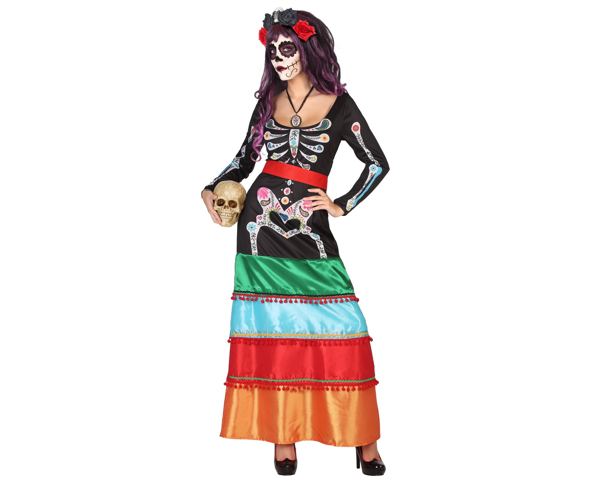 costume squelette mexique XS/S