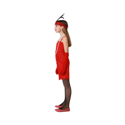 Costume Charleston Rouge - 3-4 ans
