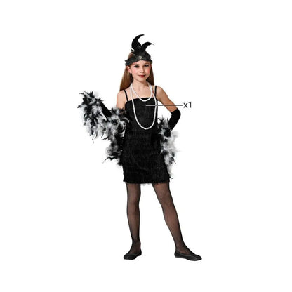 Costume Charleston Noir - 3-4 ans