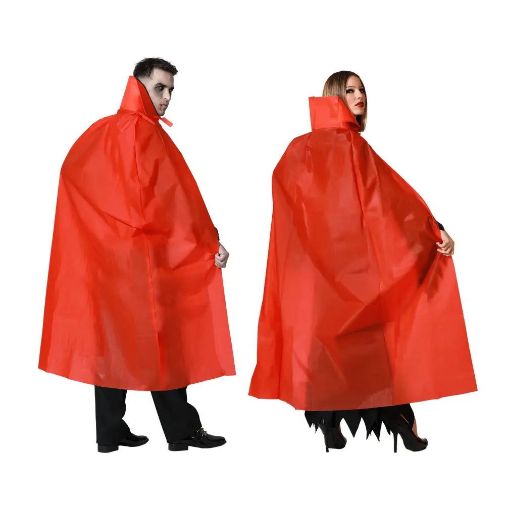 Cape avec Col Vampire - Rouge - 140 cm