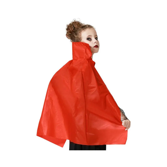 Cape avec Col - Rouge - Enfant 70 cm