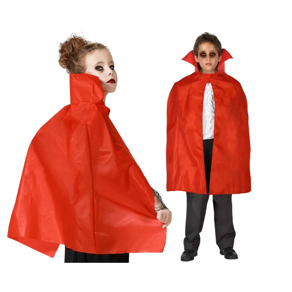 Cape avec Col - Rouge - Enfant 70 cm