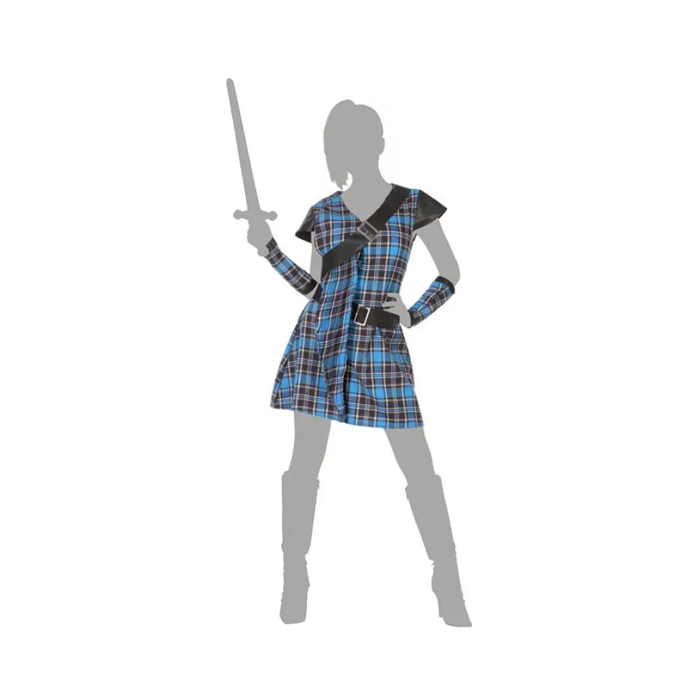 Costume Femme Ecossaise Bleu - M/L