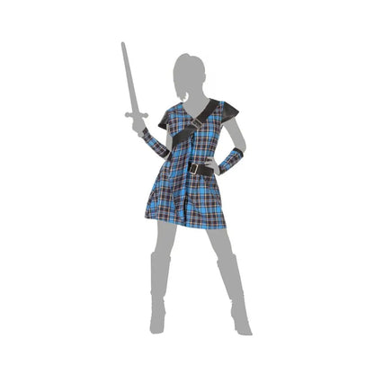 Costume Femme Ecossaise Bleu - M/L