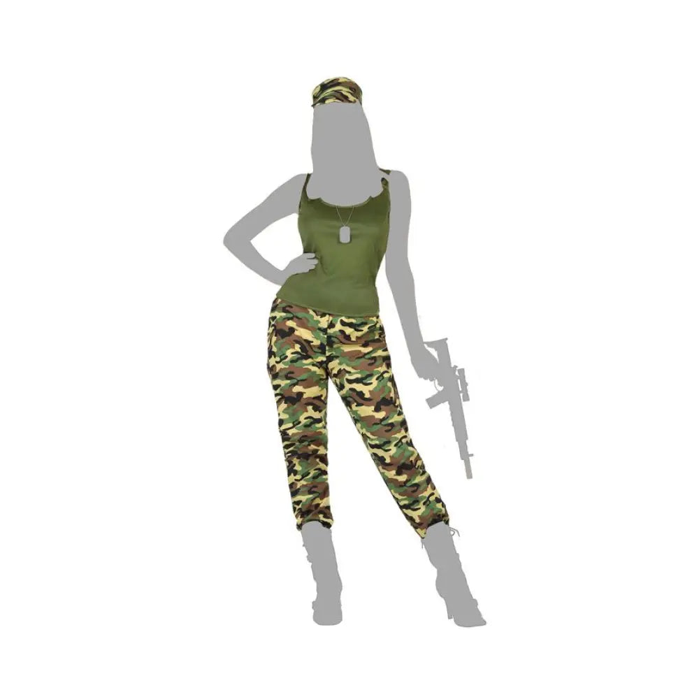 Costume Femme Militaire - XS/S