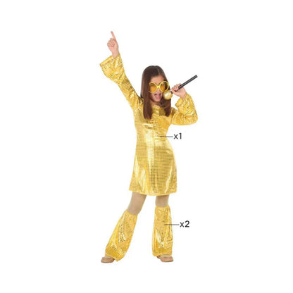 Costume Disco Doré - 5-6 ans