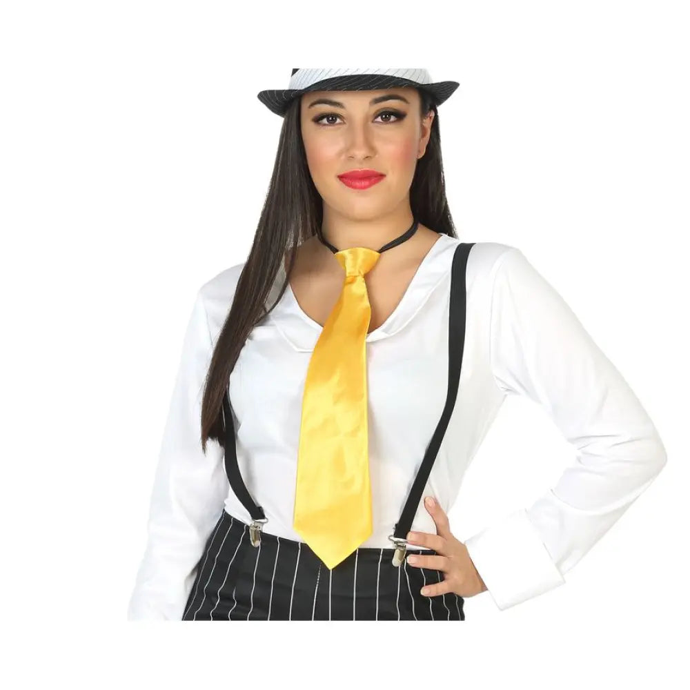 Cravate Jaune 45cm