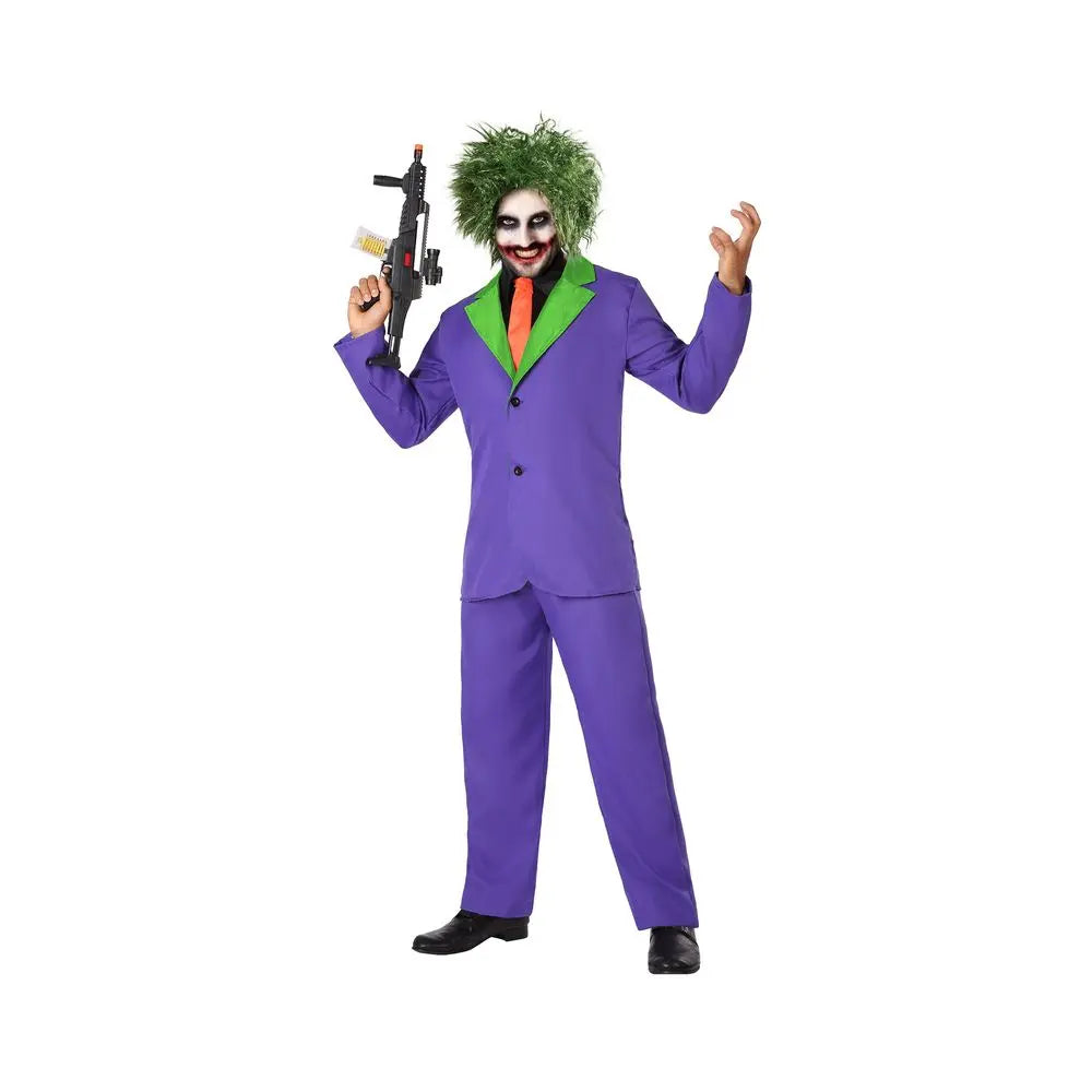 Costume Clown Halloween Violet - XL