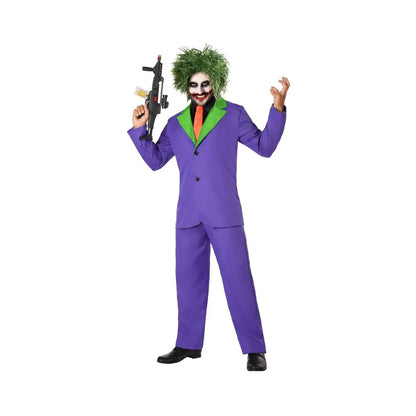 Costume Clown Halloween Violet - XL
