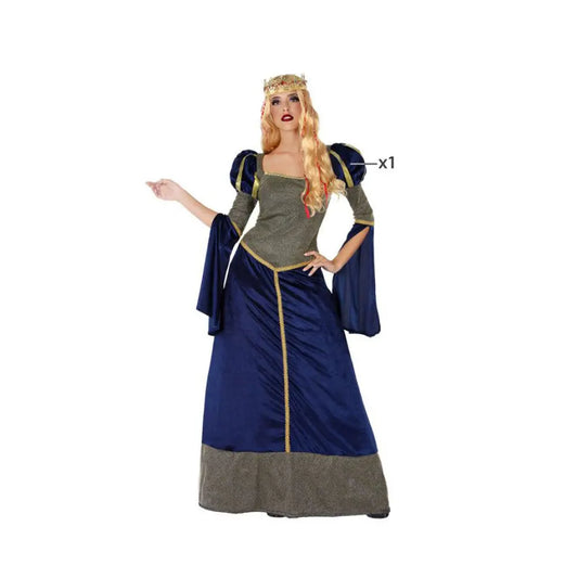 Costume Femme Médiévale Bleu - XS/S
