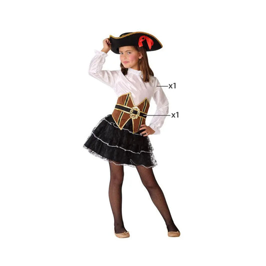 Costume Pirate Fille - 5-6 ans
