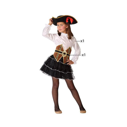 Costume Pirate Fille - 7-9 ans