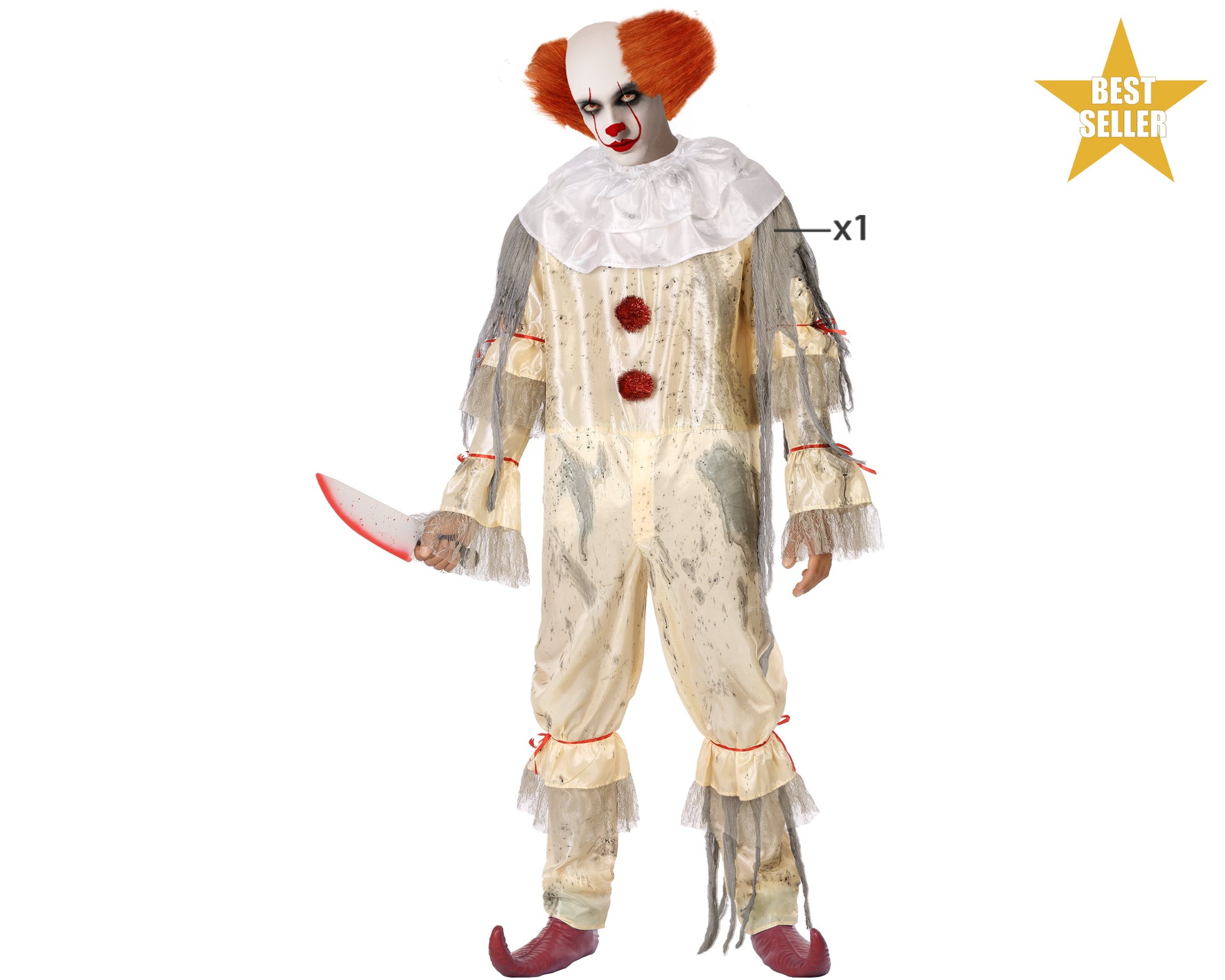 DÉGUISEMENT CLOWN XS-S