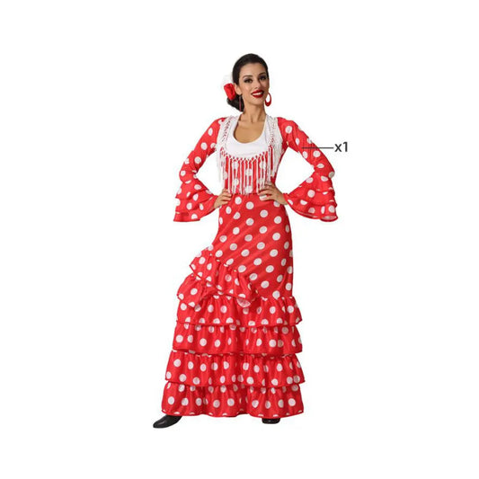 Costume Femme Flamenco Rouge - XL