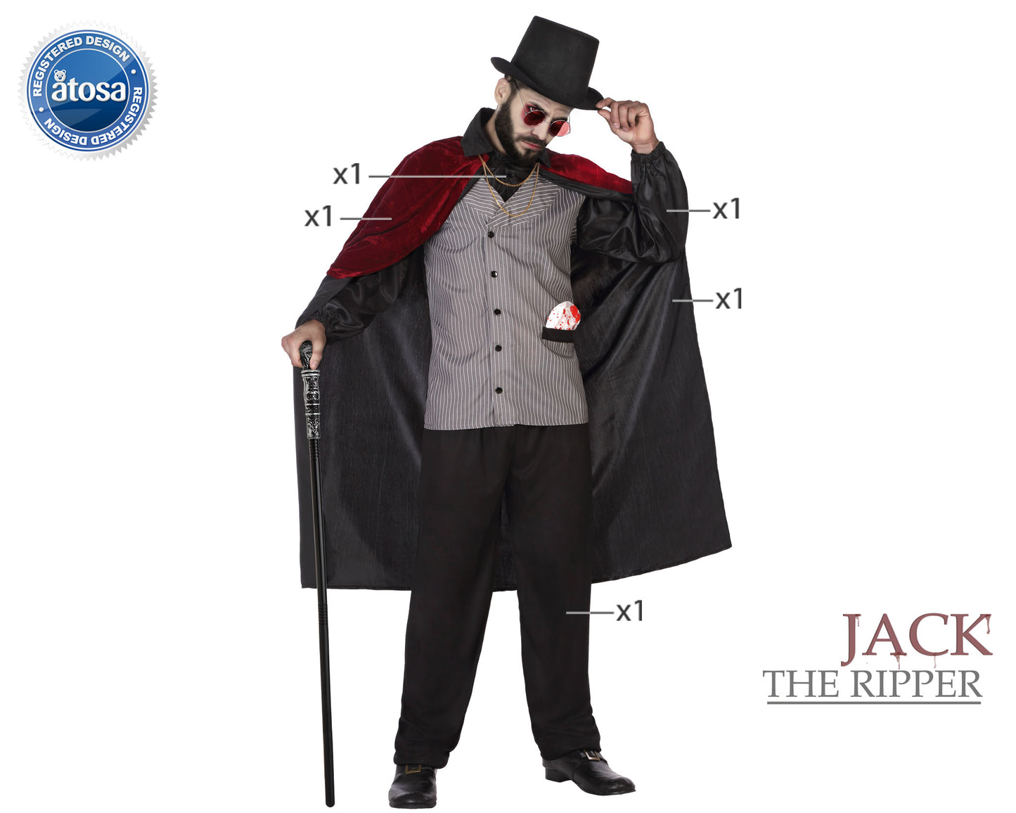 costume jack the ripper XS/S