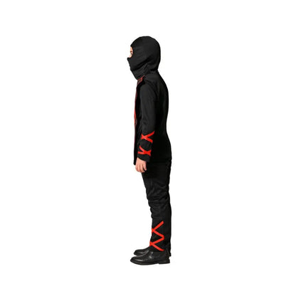Costume Ninja Rouge/Noir - 3-4 ans