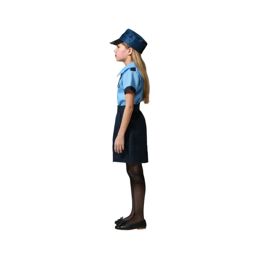 Costume Police Fille - 3-4 ans
