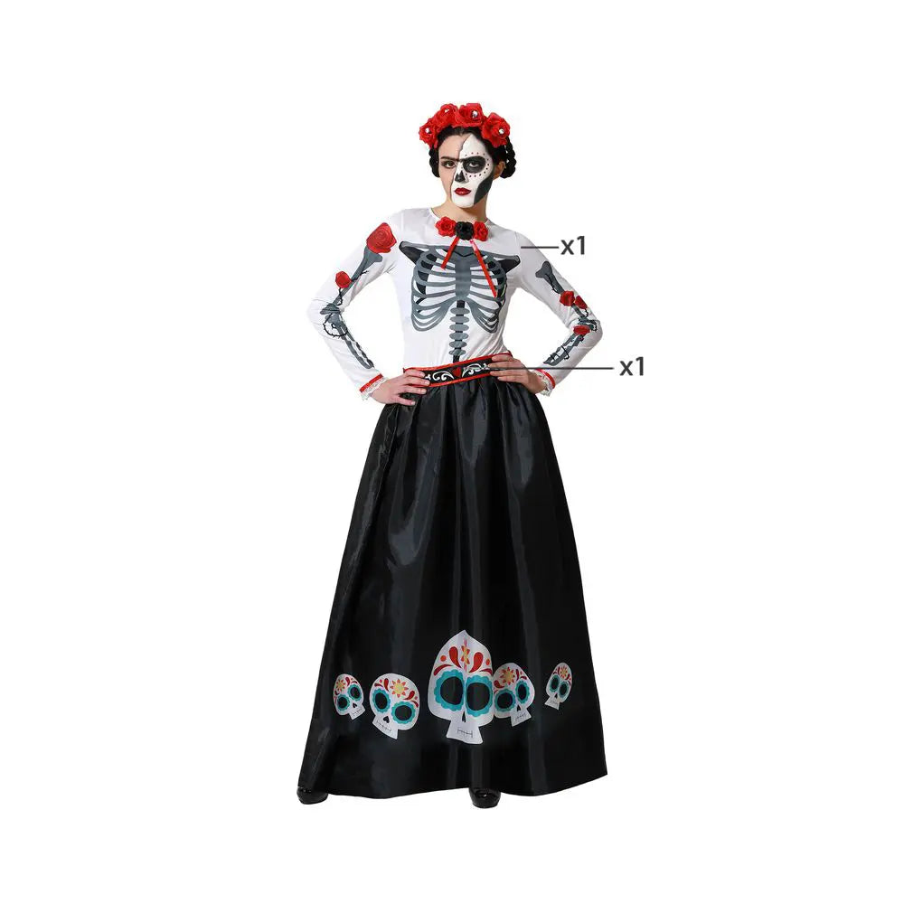 Costume Femme Squelette Mexicain - XS/S
