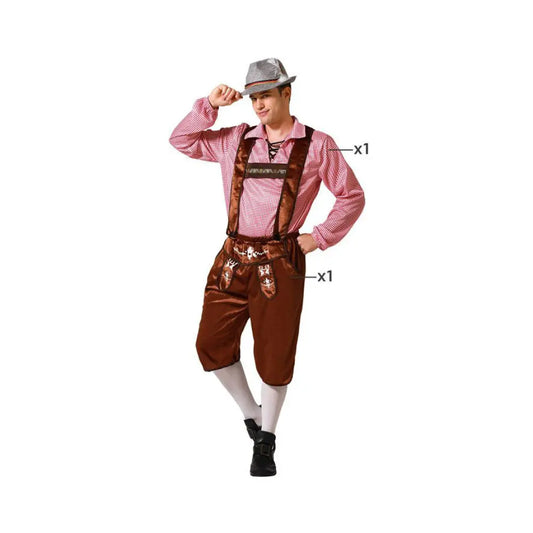 Costume Homme Bavarois Marron - XS/S