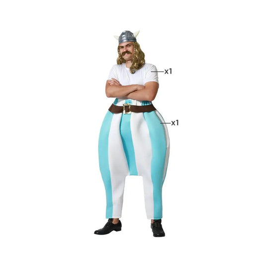 Costume Homme Gaulois Bleu - M/L