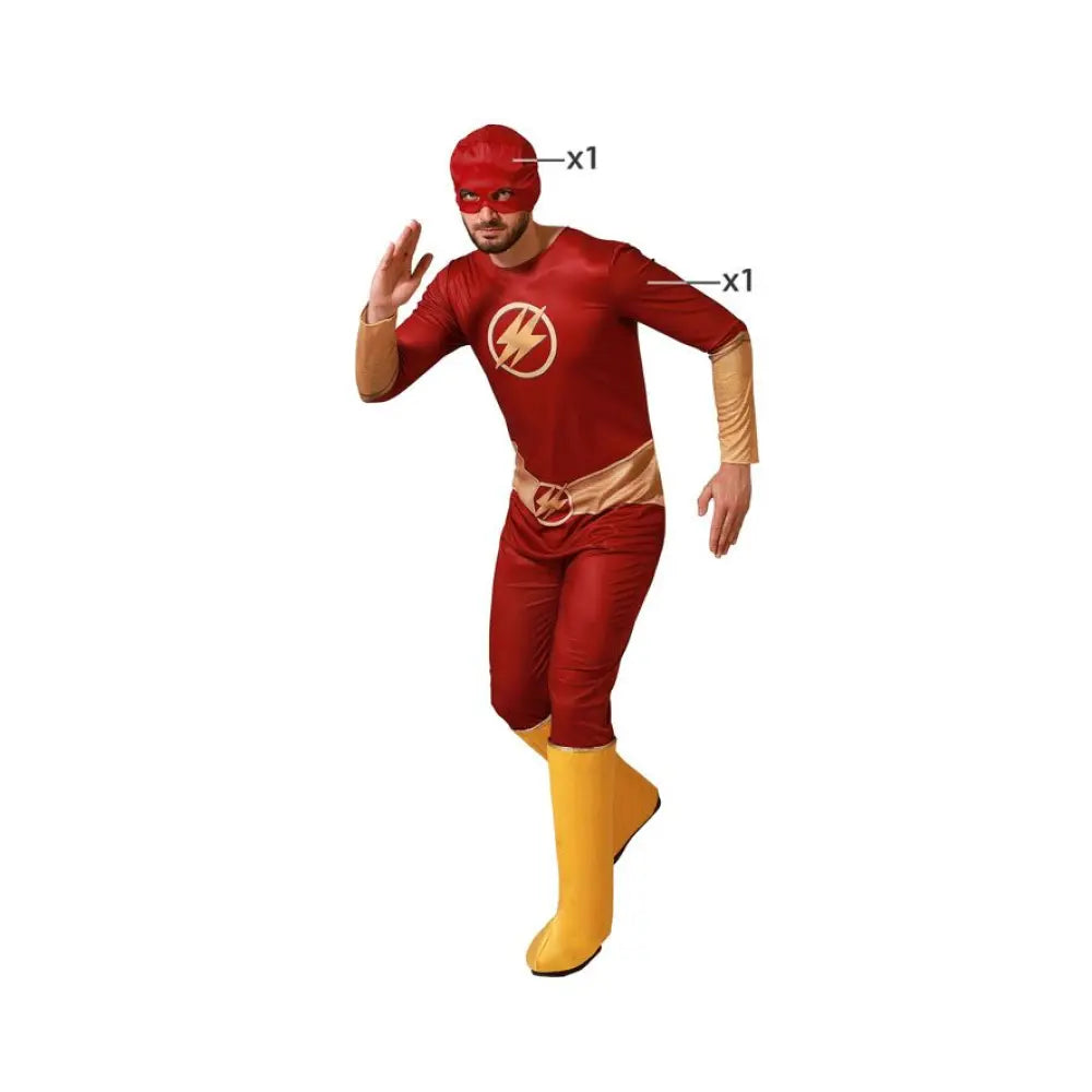 Costume Homme Héro Comics Rouge - XS/S