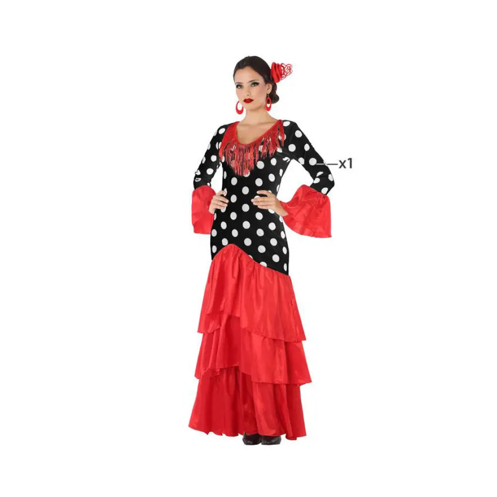 Costume Femme Flamenco Rouge - XXL
