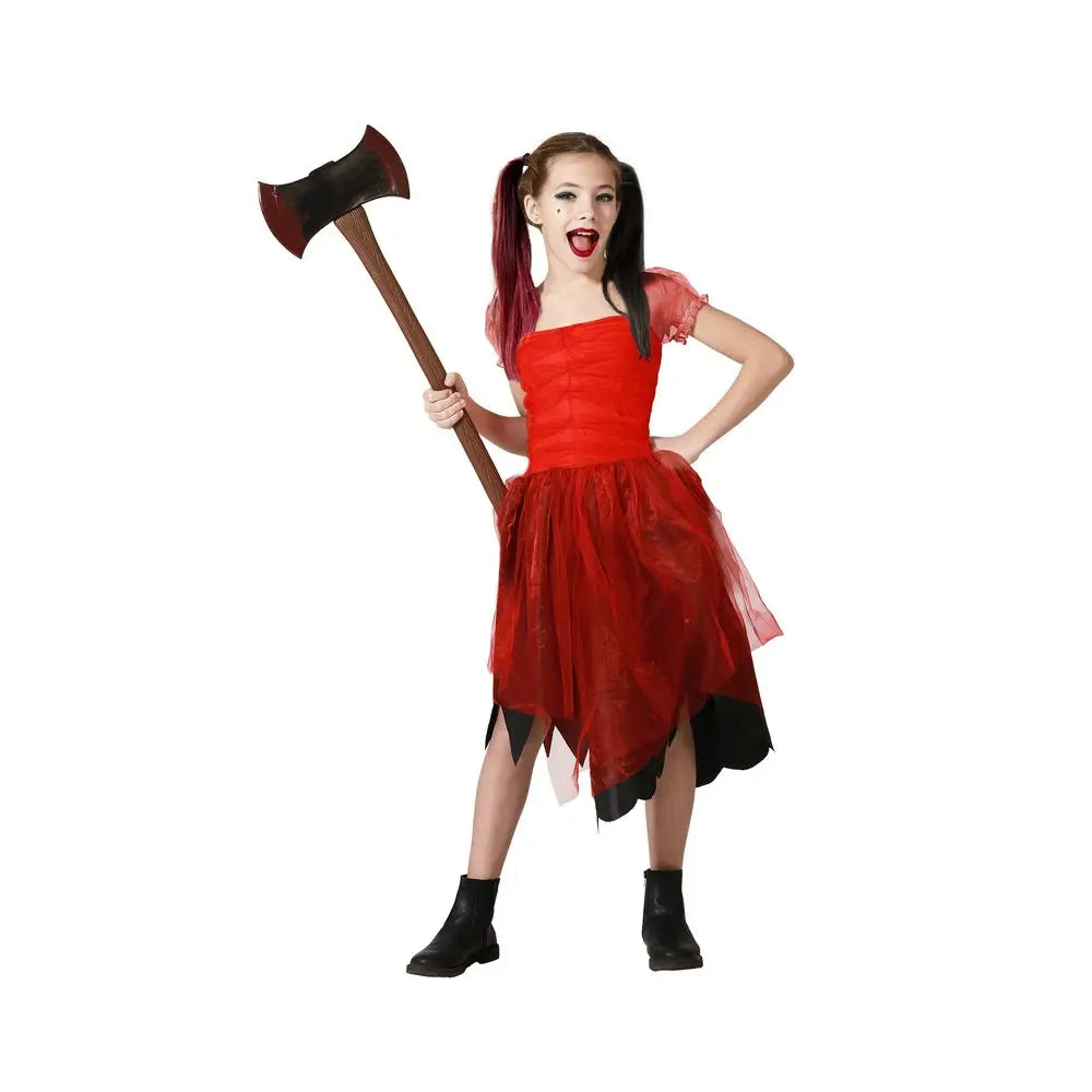 Costume Arlequin Rouge - 7-9 ans