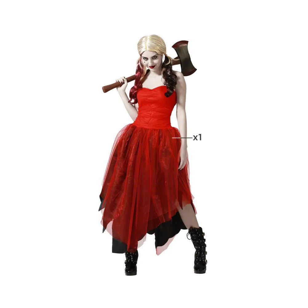 Costume Arlequin Rouge - XS-S