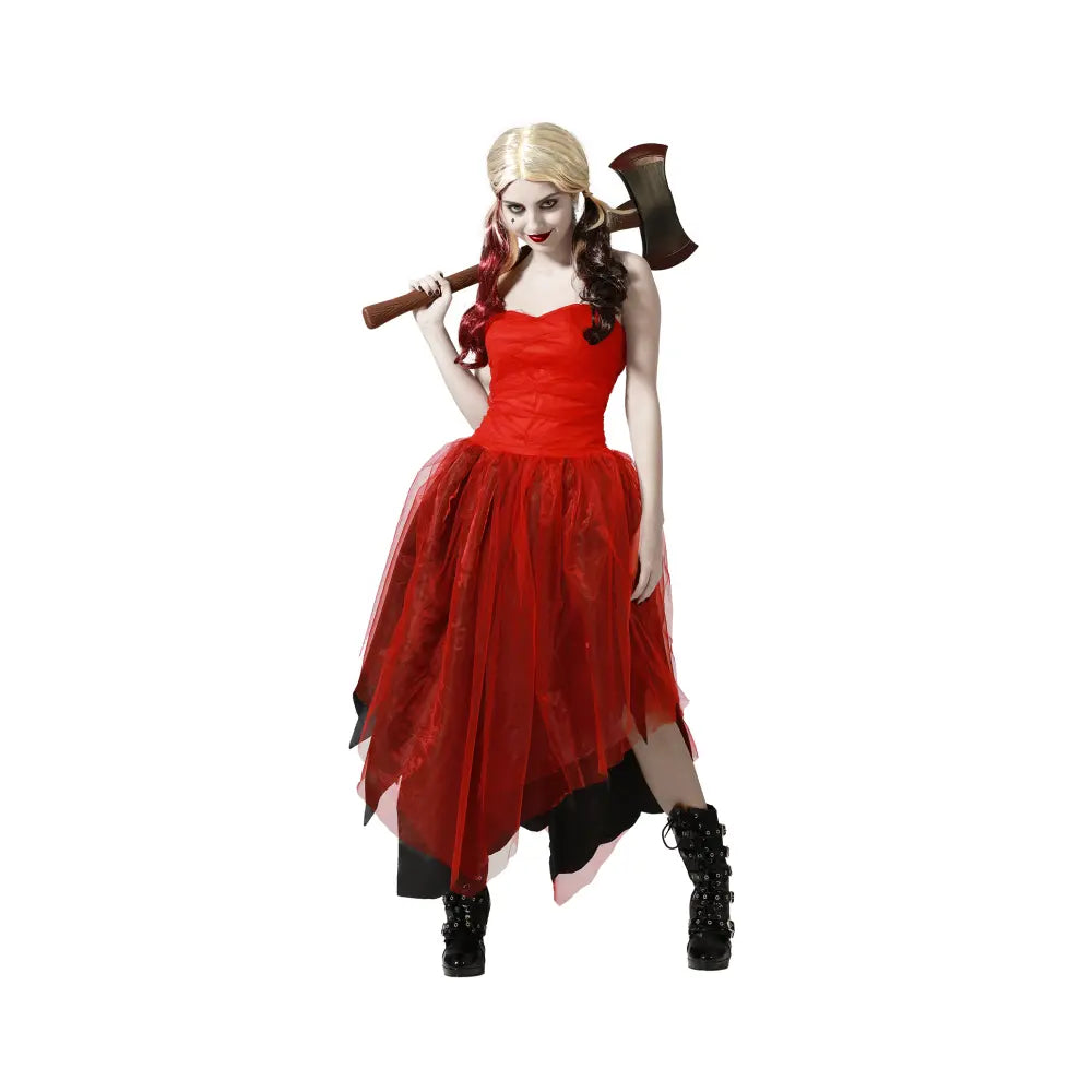 Costume Arlequin Rouge - XS-S