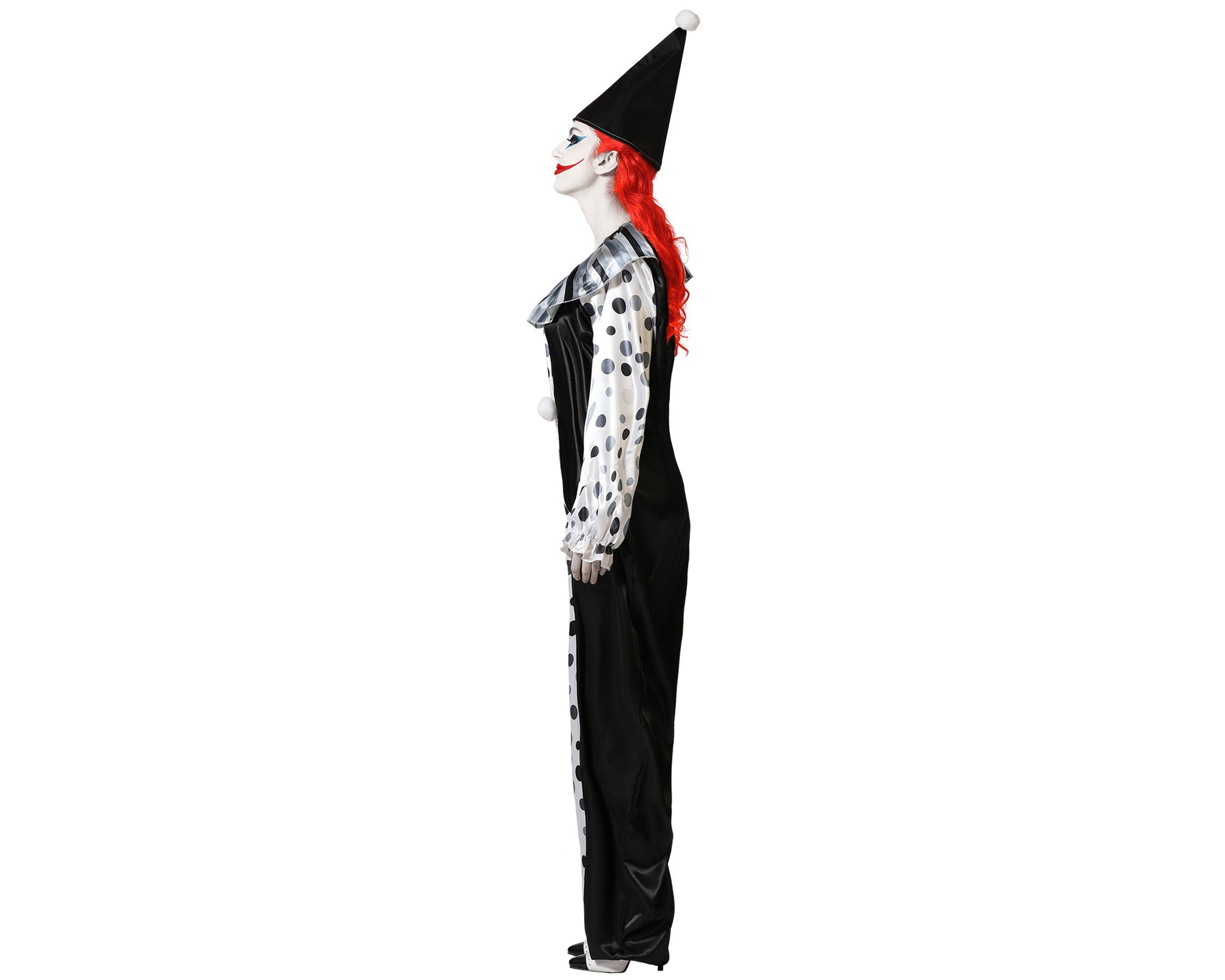 DÉGUISEMENT CLOWN HALLOWEEN GRIS XS-S