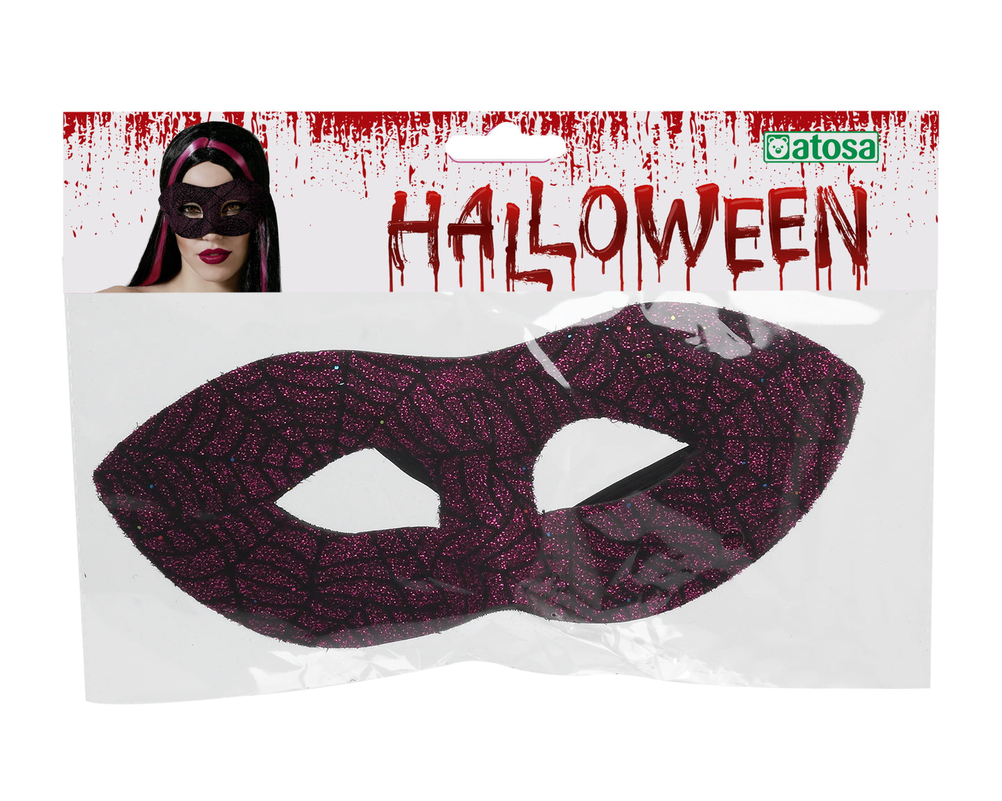 B/SOL. ANTIFAZ HALLOWEEN MORADO