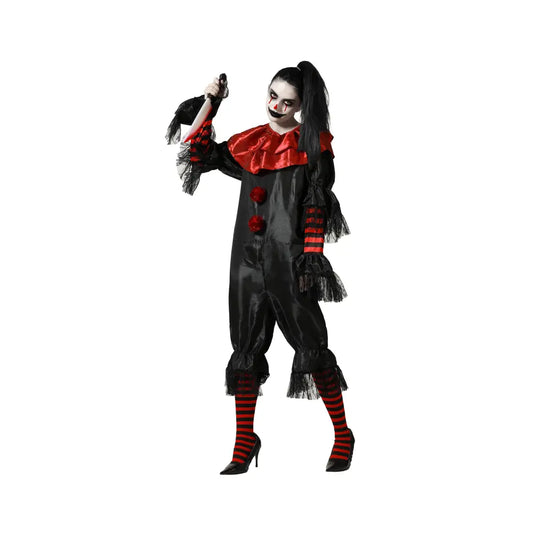 Costume Femme Clown Noir - XL