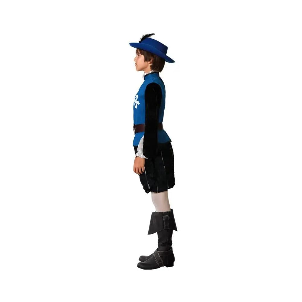 Costume Mousquetaire Bleu - 7-9 ans