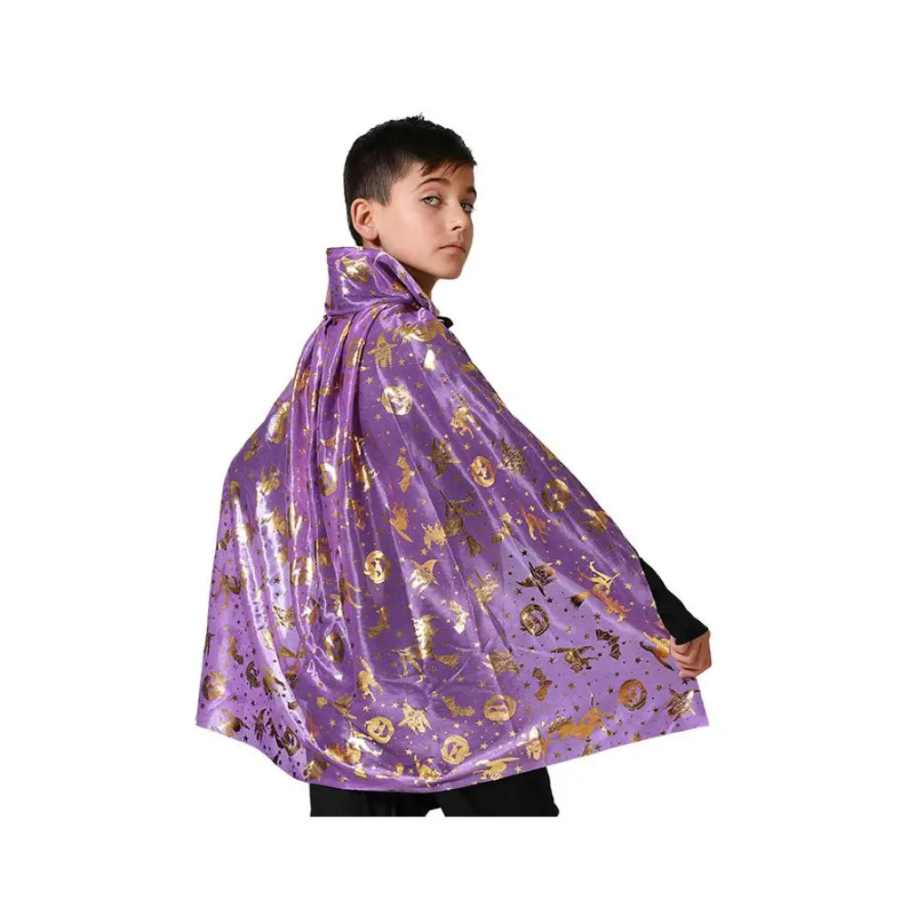 Cape avec Col - Violet - Enfant 75 cm