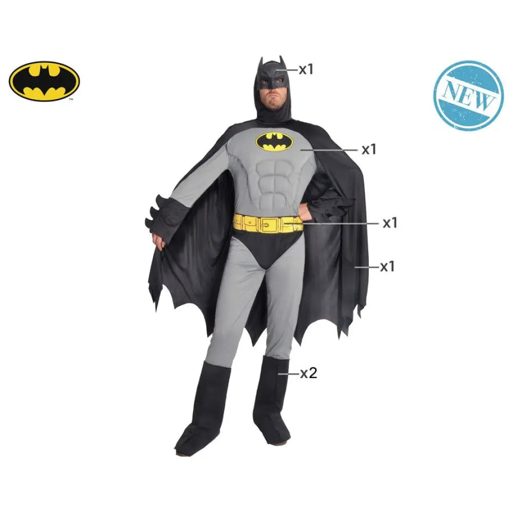 Costume Homme Batman Gris - XL