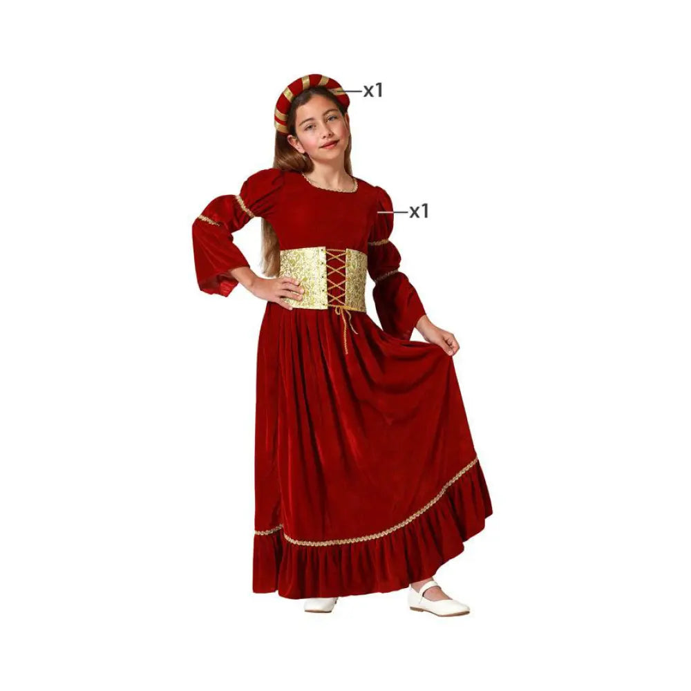 Costume Reine Médiévale - 7-9 ans