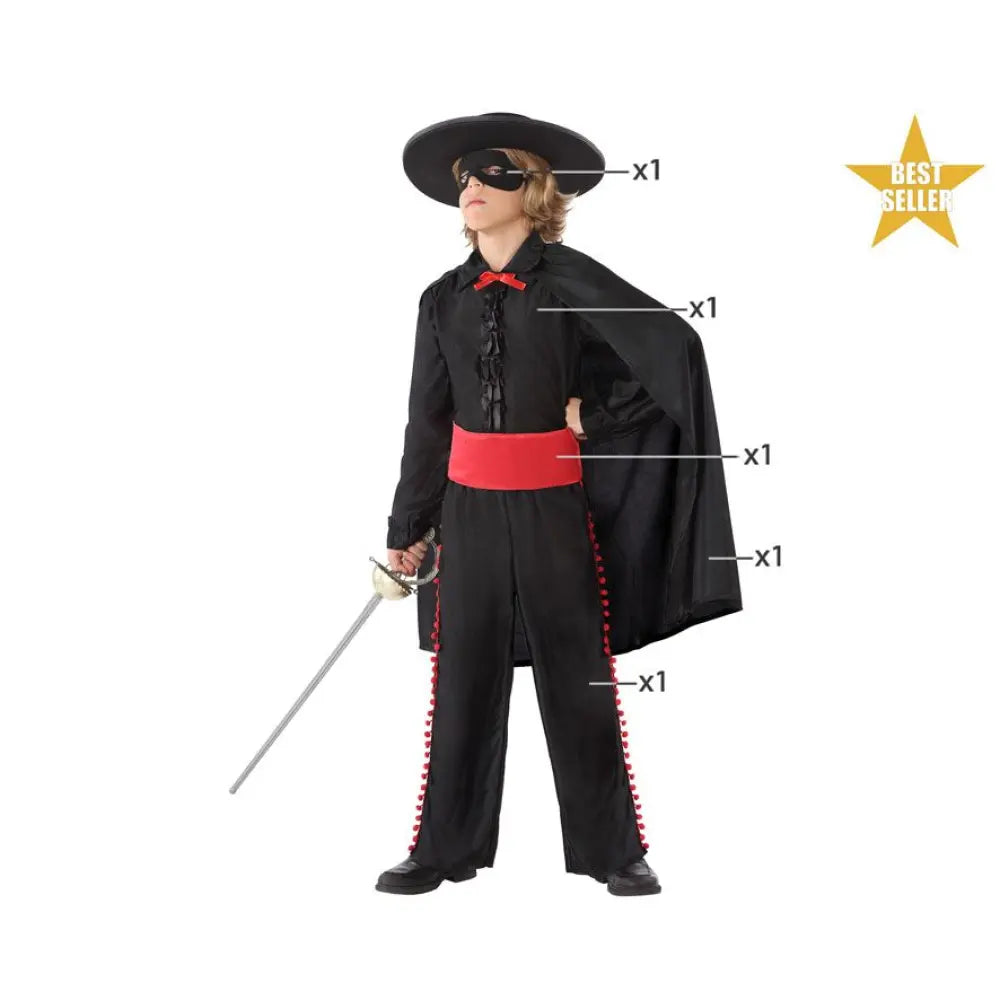Costume Homme Masqué - 3-4 ans