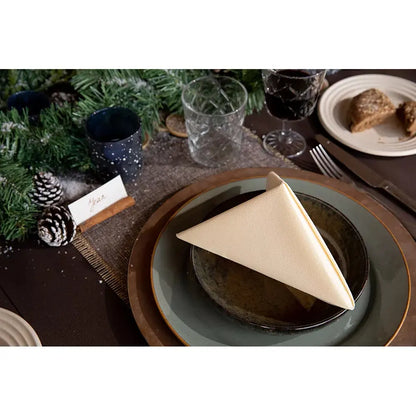 25 Serviettes Gala Champagne - 40 x 40 cm