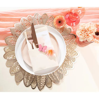 25 Serviettes Gala Champagne - 40 x 40 cm