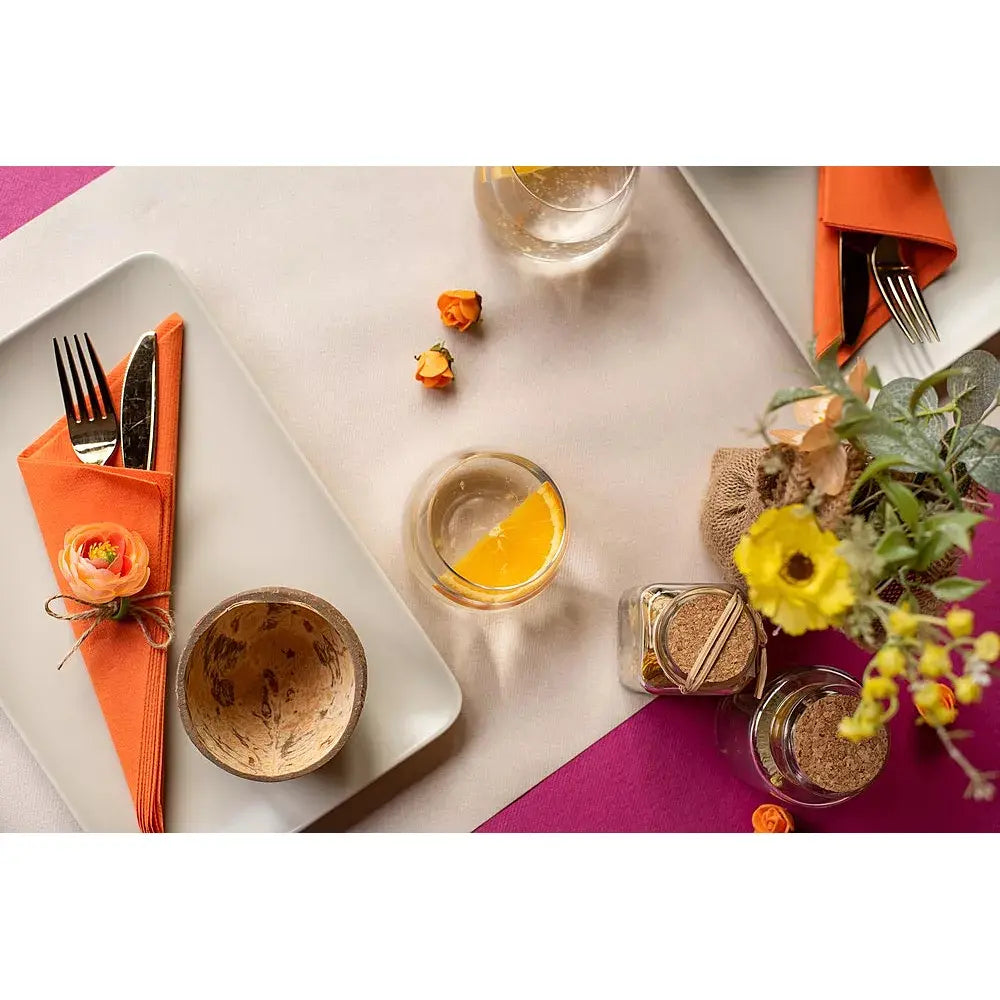 25 Serviettes Gala Clementine - 40 x 40 cm