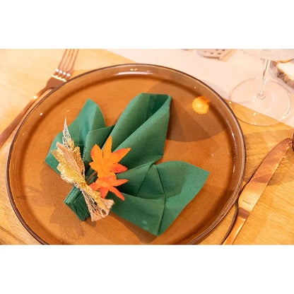 25 Serviettes Gala Dark Green - 40 x 40 cm