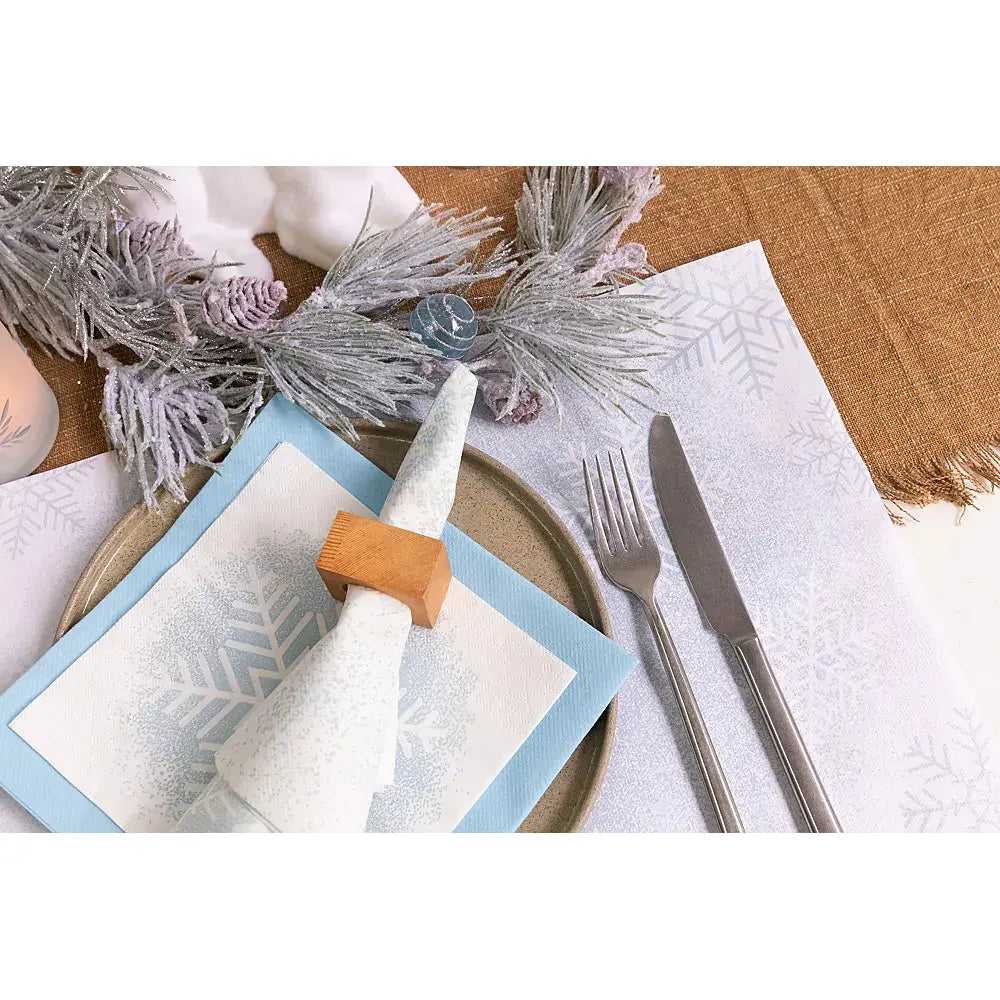 25 Serviettes Gala Artic Blue - 40 x 40 cm