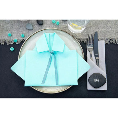 25 Serviettes Gala Cool Grey (Gris Clair) - 40 x 40 cm