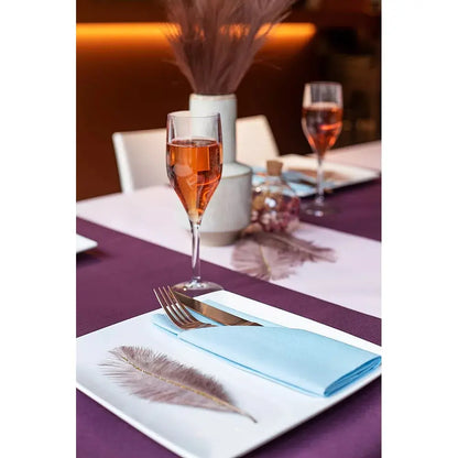 Chemin de table Aubergine - 6 m x 40 cm