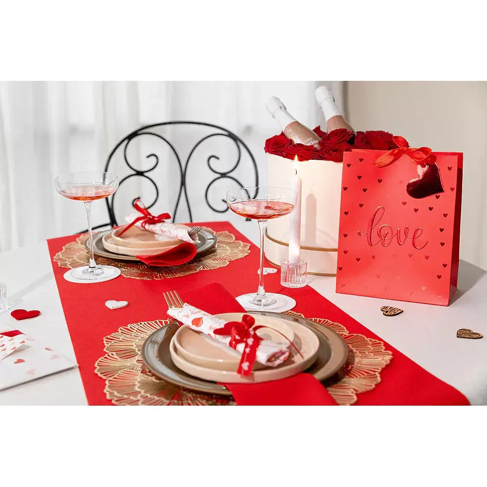 Chemin de table Strawberry (Rouge) - 6 m x 40 cm