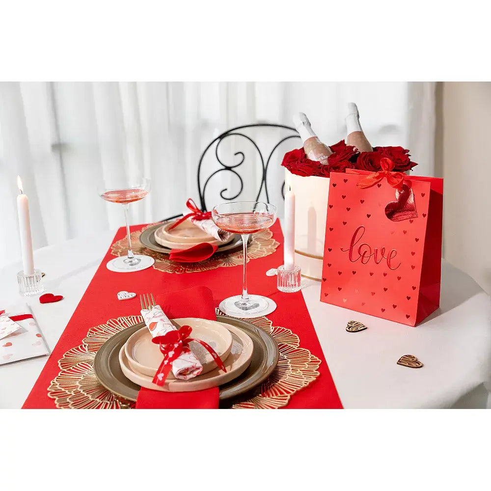 Chemin de table Strawberry (Rouge) - 6 m x 40 cm
