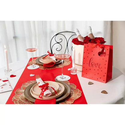 Chemin de table Strawberry (Rouge) - 6 m x 40 cm