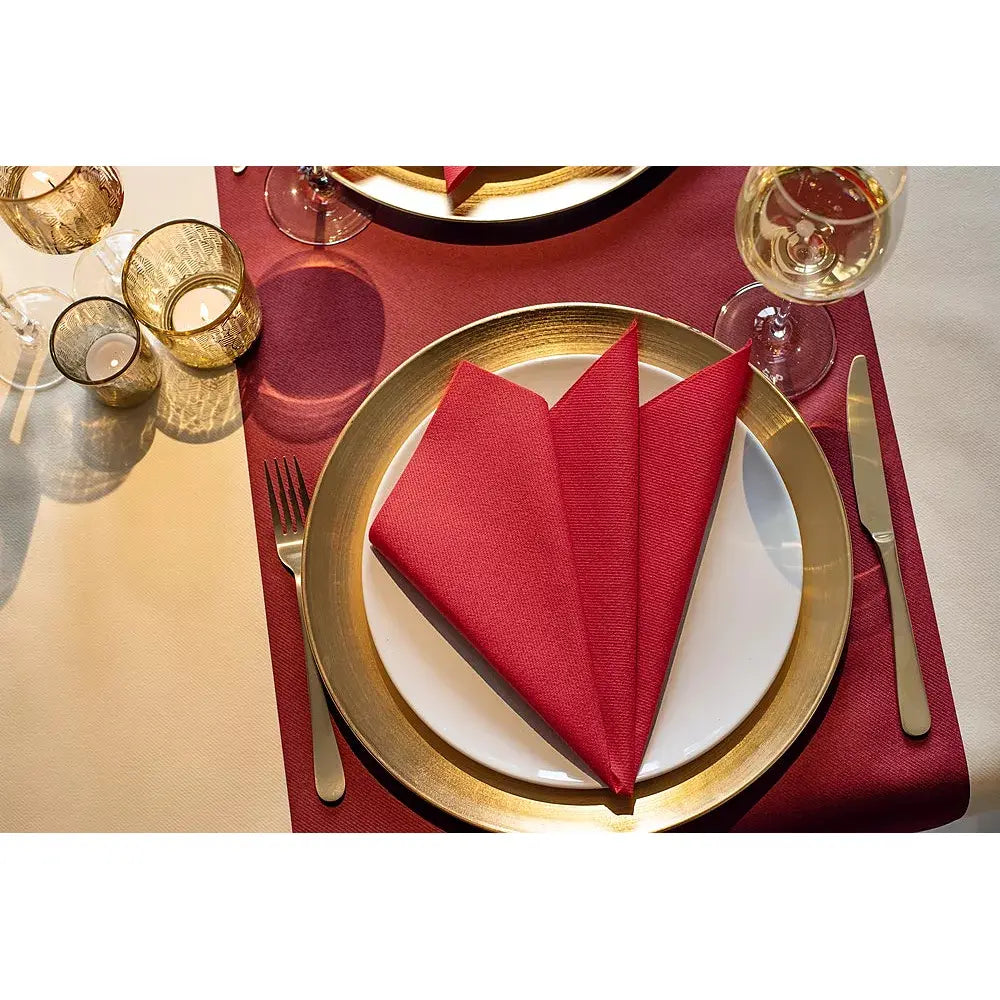 Chemin de table Cherry Red (Bordeaux) - 6 m x 40 cm