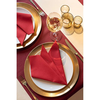 Chemin de table Cherry Red (Bordeaux) - 6 m x 40 cm