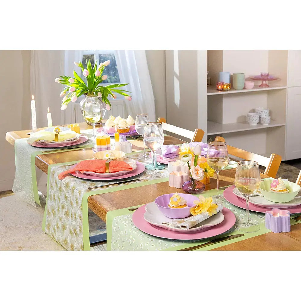 Chemin de table Gala Pistache Green - 6 m x 40 cm